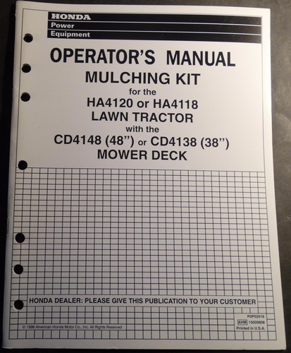 Kit mulching honda - 1999, ha4120