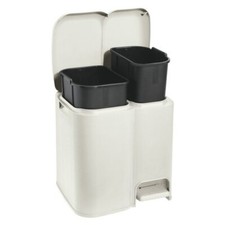 Tontarelli Pattumiera differenziata (39x32,5x41cm) Patty 2 AURORA Bianco