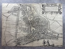 GRAVURE CARTE BOIS-LE-DUC