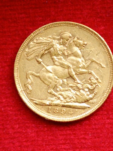 Sterlina oro regina vittoria - oro,