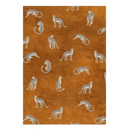 Tappeto moderno leopardato