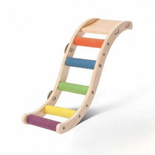 Scaletta legno con - legno, pioli