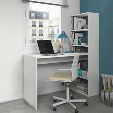 Scrivania JOLIE  scrittoio bianco libreria cameretta studio ragazzi ufficio