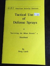 Tactical Use Of Defense Sprays