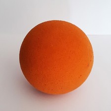 Naso clown pagliaccio in spugna morbida arancione costume circo trucco carnevale