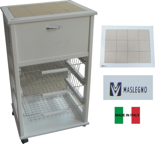 Carrello vesuvio porta pane - pane, +