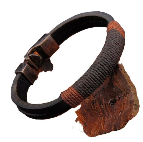 Top bracciale nero survivale - bracciale,