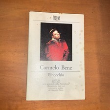 Carmelo bene pinocchio la - carmelo,