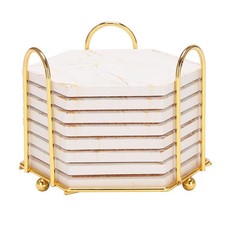 8 Sottobicchieri PC per Bevande Assorbenti con Supporto Set di Sottobicchie1619