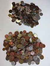 MONETE REGNO V.E.III KG 1 MISTO, PIU 1 KG MONETE EUROPA PREEURO,CONSERV. MB FDC