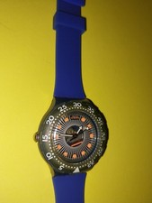SWATCH SCUBA 1993 SILVER TRACE SDN107 NUOVO PERFETTO FUNZIONANTE