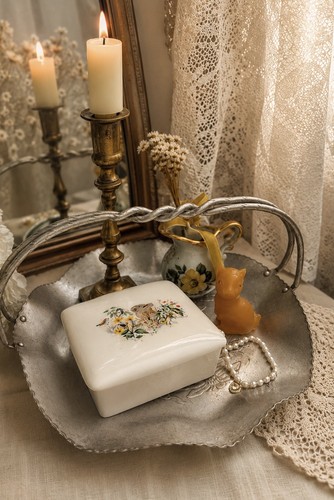 Scatola vintage farber shlevin - vintage,