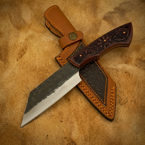 Coltello vikings seax fatto - vikings, a