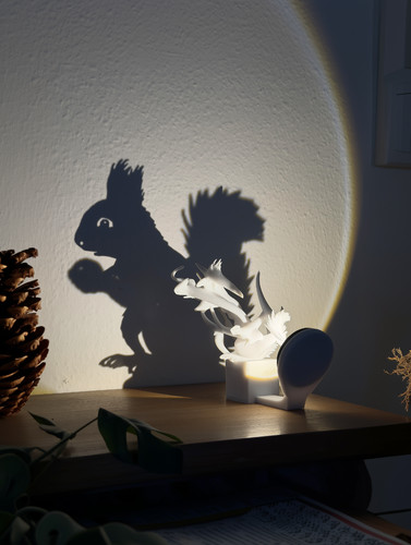 Lampada ombra scoiattolo - lampada,