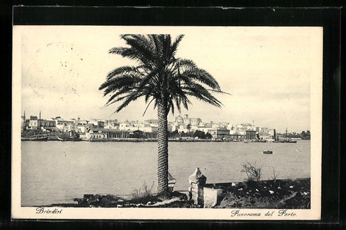 Brindisi panorama del porto - del,