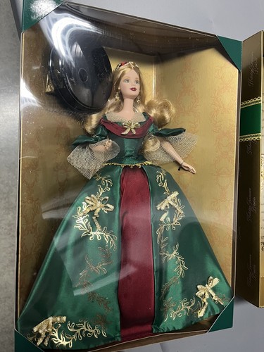 2000 holiday treasures barbie - holiday,