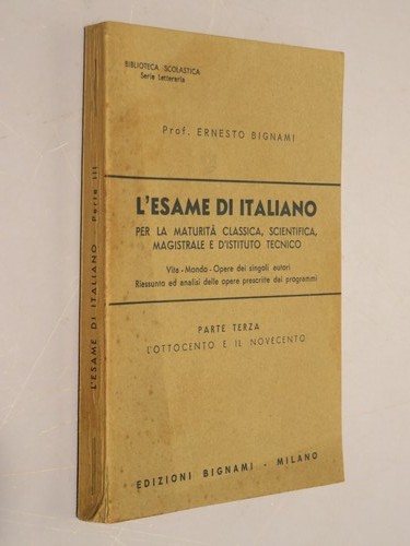 Esame italiano parte - l'esame, di