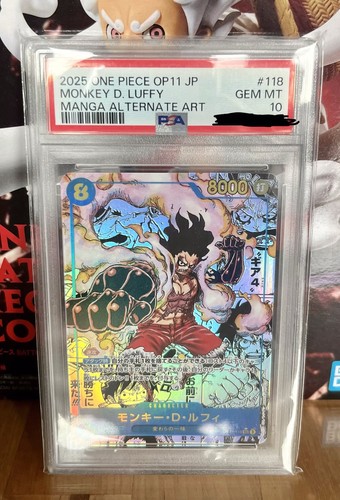 Tcg psa monkey luffy - 10, d.