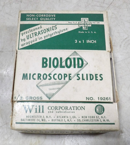 Microscopio vetro bioloide