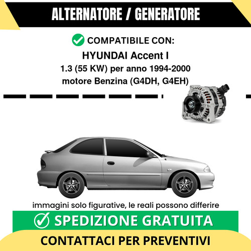 Alternatore hyundai accent - hyundai, i