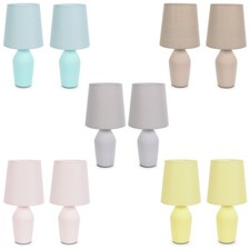 Coppia di lampade da tavolo in