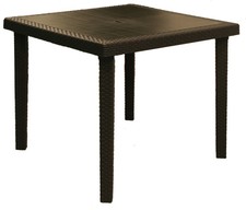 Tavolo quadrato in resina