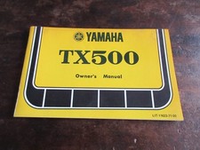 Yamaha TX500 TX 500 1976 OEM