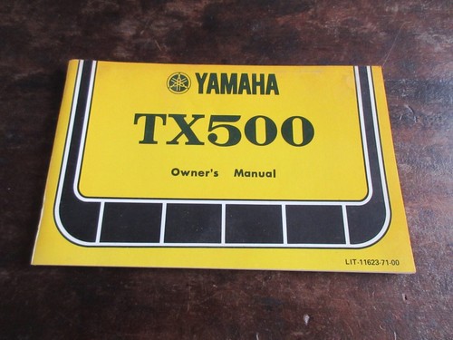Yamaha tx500 500 1976 oem - tx,