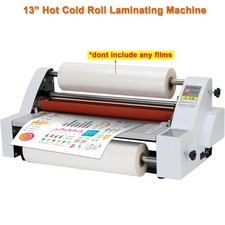 Laminatrice a rullo freddo caldo 13" + laminazione lati singoli e doppi