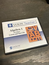 saxon teacher Algebra 1 (3rd