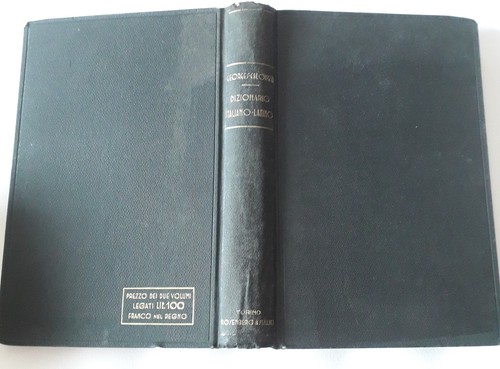 Dizionario italiano latino vol - dizionario,