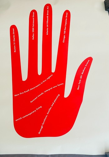 Raro poster knoll 1967 - poster,