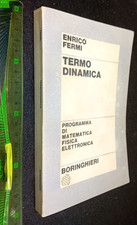 LIBRO; Enrico FERMI - TERMODINAMICA Boringhieri (1974) Libro MATEMATICA FISICA