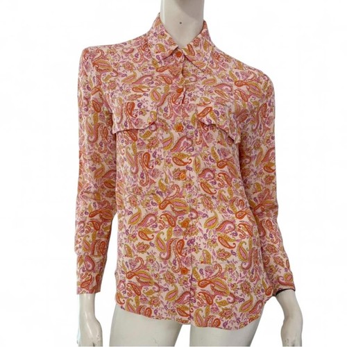Zara camicia arancione fucsia - zara,