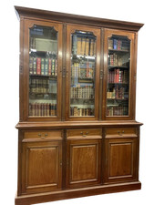 Libreria inglese in mogano