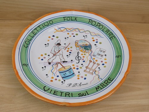 Piatto ceramica collettivo - piatto, in