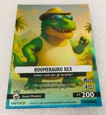Boomerang Rex 100/150 Skifidol Italian Brainrot Card Nucleare Game Mancolista