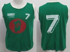 MAGLIA SHIRT JERSEY BASKET BASKETBALL QUARTU CAGLIARI SARDEGNA VINTAGE WORN ?