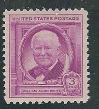 Scott #960...3 Cent...W.A. White...20 Singles ... MNH