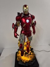 Prevendita Iron Man MK7 Mark7 scala 1/3 ritratto corpo intero statua Polystone LED