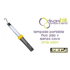 AM8 230V LAMPADA PORTATILE FLUO 230 V SENZA CAVO ZECA