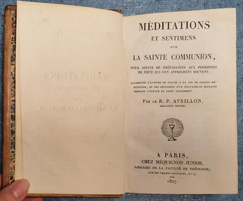 1827 meditazioni sentimens - 1827, et