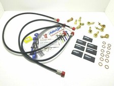 KIT TUBI FRENO ANT E POST NERO