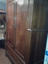 Armadio in radica di noce '800 romagnolo - in buono stato esterno ed interno 