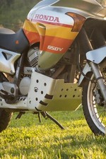 honda transalp 650 paramotore  paracoppa  4 MM ALUMINIO SALDATO TIG 