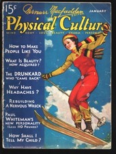 MAG: Physical Culture 1/1933-John Newton Hewitt cover-Pulp fiction in San Fra...
