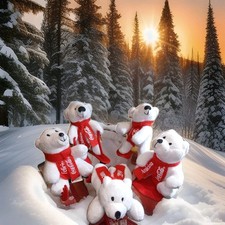 COCA COLA PELUCHE ORSO ORSETTO PROMOZIONALE NATALE GADGET EMOZIONI - AMICIZIA 