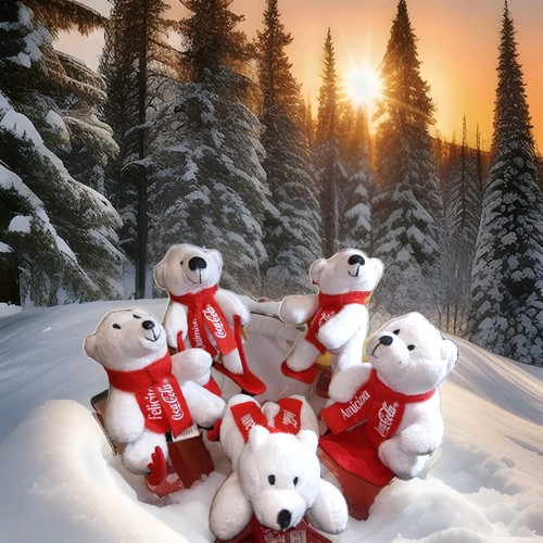 Coca cola peluche orso - coca,