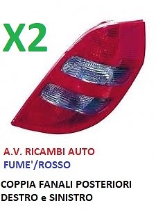 Coppia stop posteriore fanali - coppia,