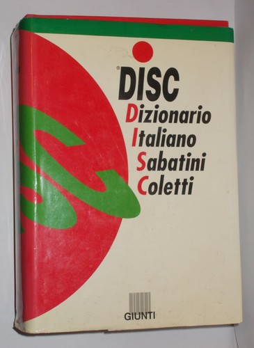 Disc dizionario italiano - disc,